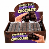 Super Soft Slow Rise Chocolate Squishy Toy - Scented Soft Squeeze Sensory Fidget Toy, Chocolate Bar Design