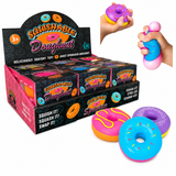 Squishable Doughnut Fidget Toy - Soft Squeeze Donut Sensory Toy, Assorted Colours
