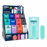 Light Teal SPEKS Slabs Silicone Sensory Sticker - Textured Fidget Sticker