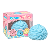 Blue Cream Squishy – Crunchy Sensory Stress Relief Toy