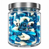 Sugar Chic Blue Shark Gummies Candy Tub