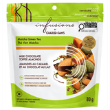 Infusions by Charlie & Sam’s - Matcha Green Tea Milk Chocolate Toffee Almonds, 80 g