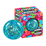 Jumbo 4" Glitter Gummee Ball – Blue