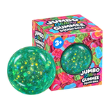 Jumbo 4" Glitter Gummee Ball – Green