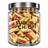 Sugar Chic Toblerone Mini Honey & Almond Nougat Chocolate Bars Candy Tub