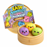 Easy Sqweezy Triplet Dumplings – 3-Pack Cute Squishy Sensory Toys