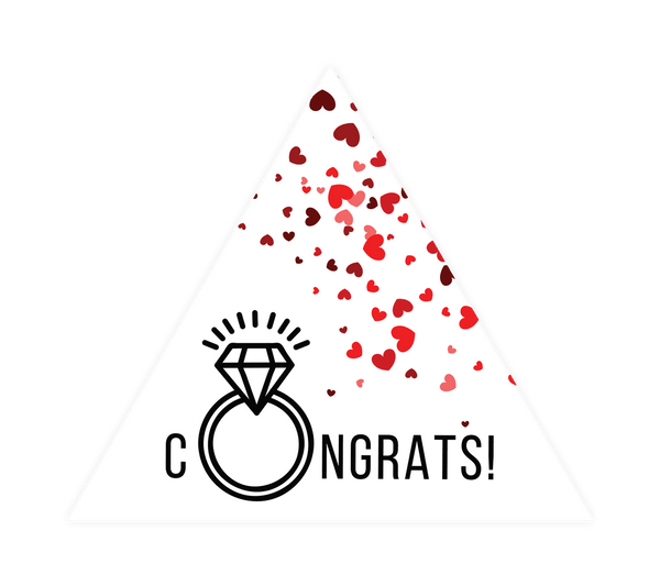 Got Engaged Sticker Baby Girl Personalized Stickers | sugarchiccandy